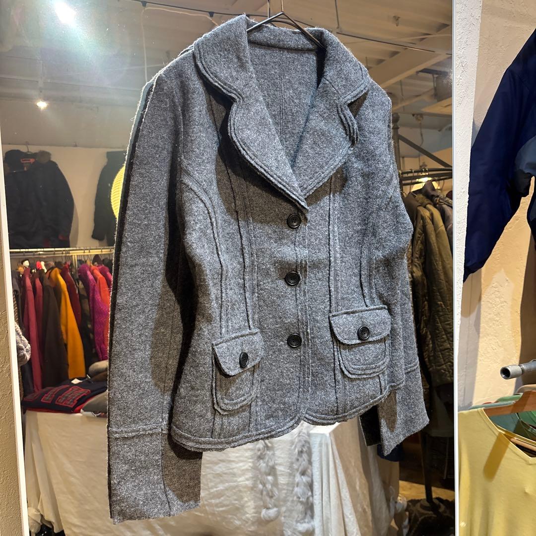 ジャケット・アウター Otto wool tailored jacket gray
