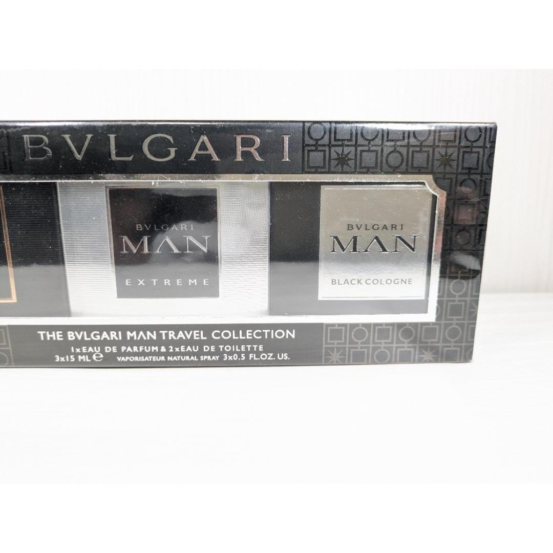 新品未開封　ブルガリ　マン　トラベルコレクション　香水　15ml　3個セット