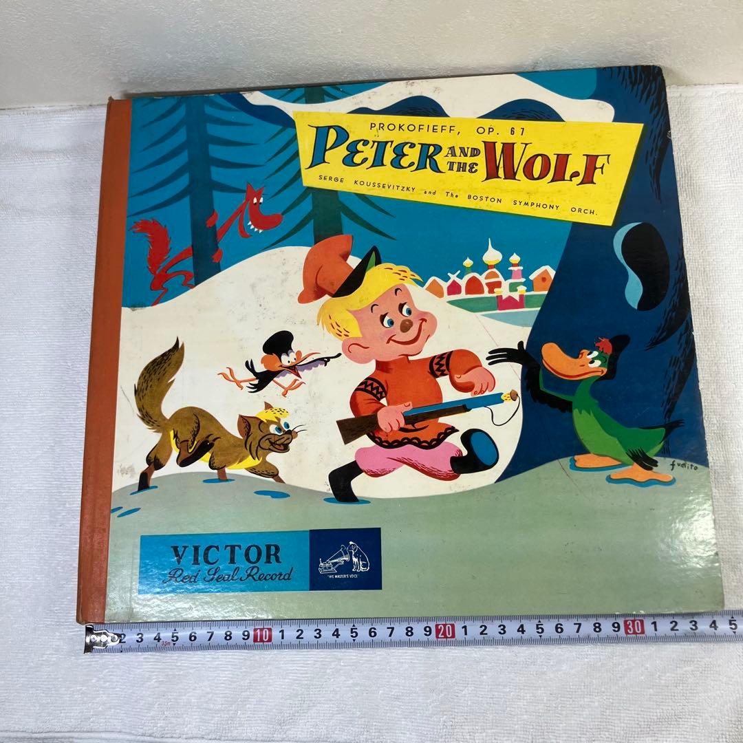 Victor Red Seal SPレコード ピーターと狼 JAS-15 3枚組
