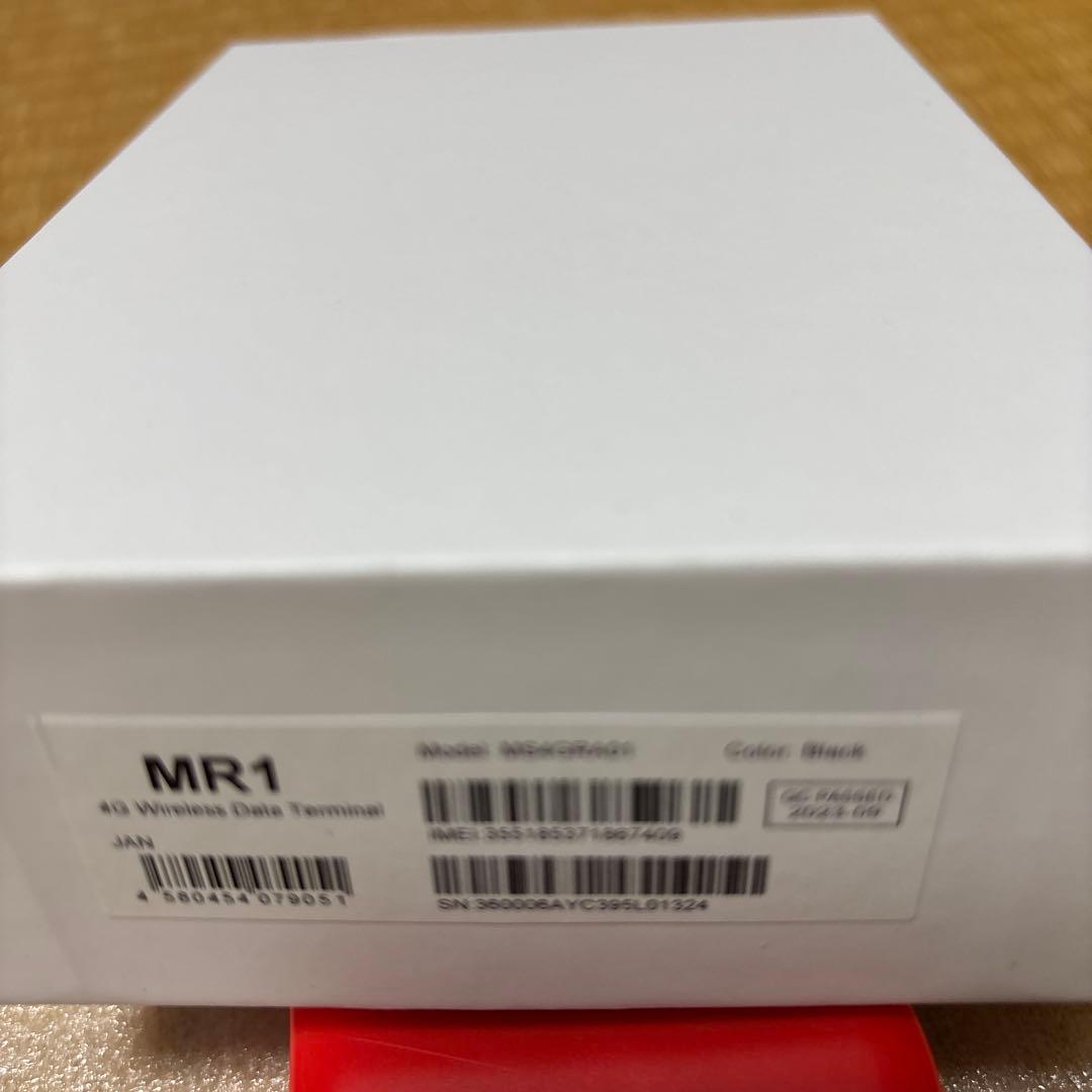 リチャージＷiＦi本体　MR1 モバイルルーター ブラック