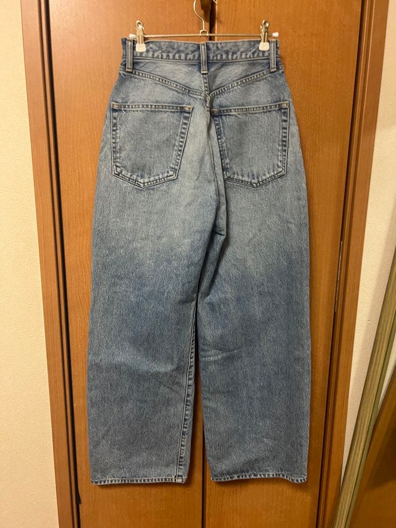 ワイドレッグデニムパンツ
