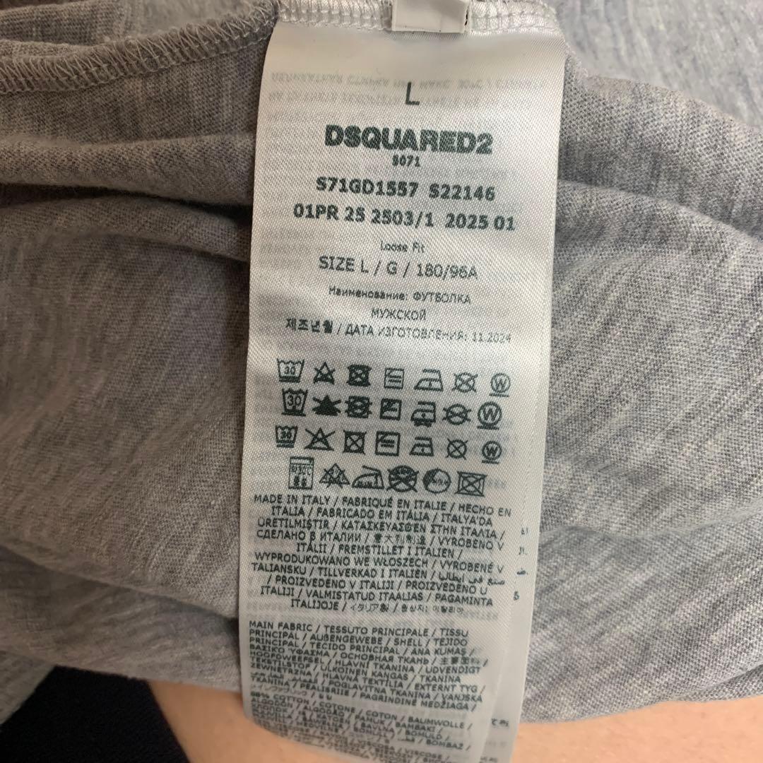 DSQUARED2 MILANO Tシャツ L グレー