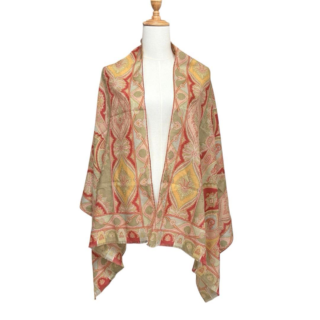 ETRO エトロ ストール ペイズリー 長方形 大判