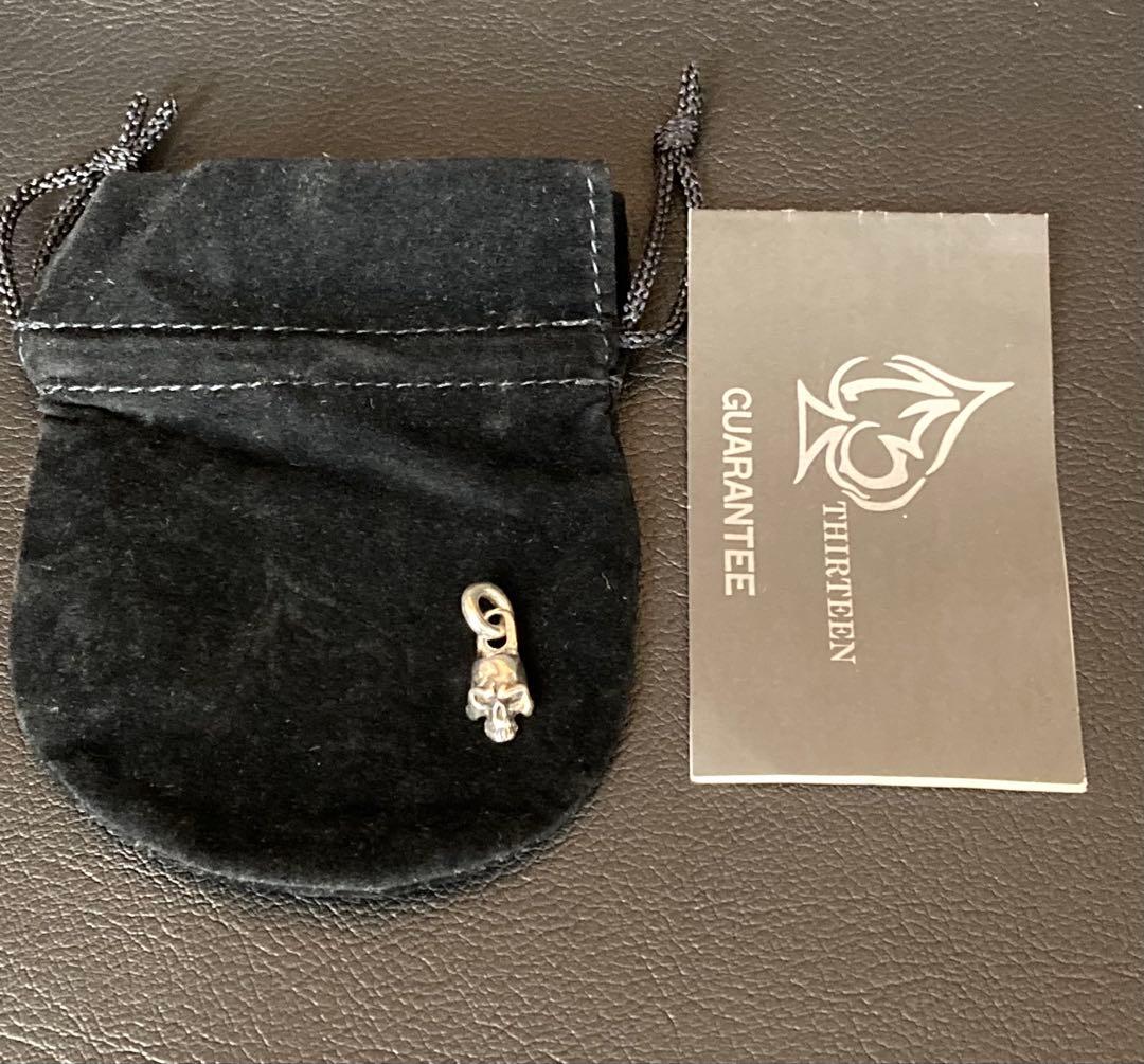 THIRTEEN DESIGNS スカルチャーム ペンダント CRAZY PIG