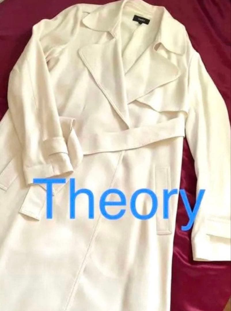⭐️美品theory⭐️スプリングコートオフホワイト