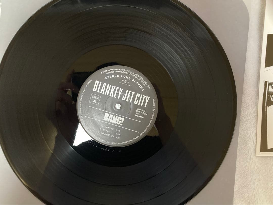 中古レコード　The Blankey Jet City BANG! メガジャケ付