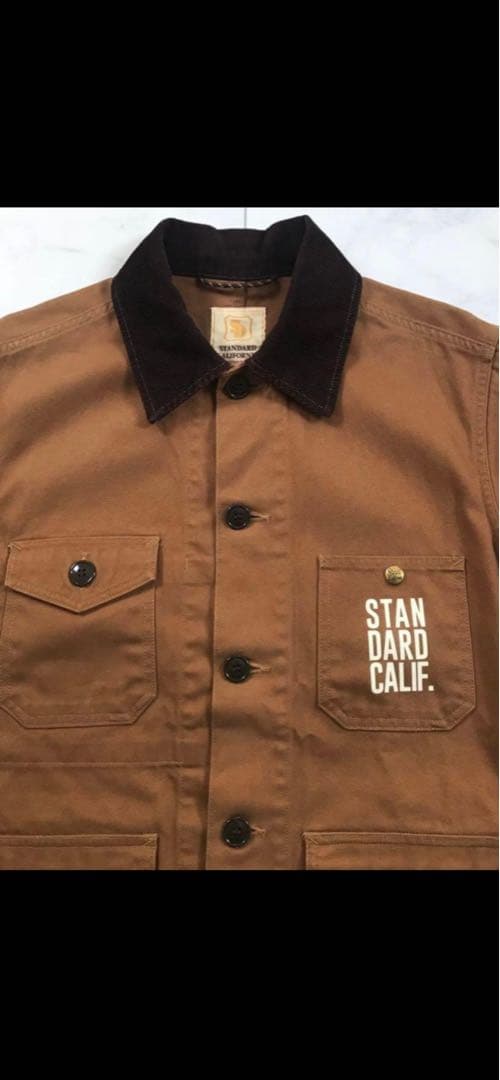 【木村拓哉着用モデル】STANDARD CALIFORNIA高級カバーオール茶L