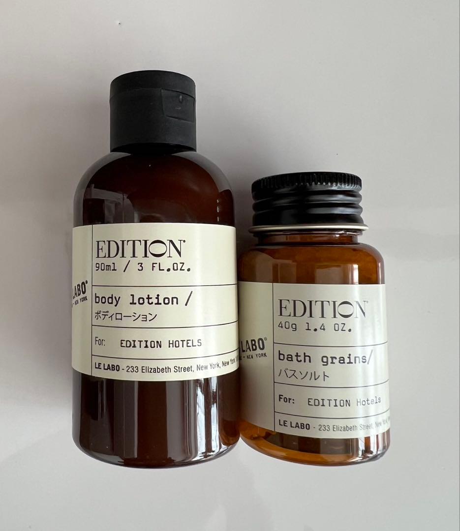 東京エディション虎ノ門 LE LABO EDITION ルラボ6点