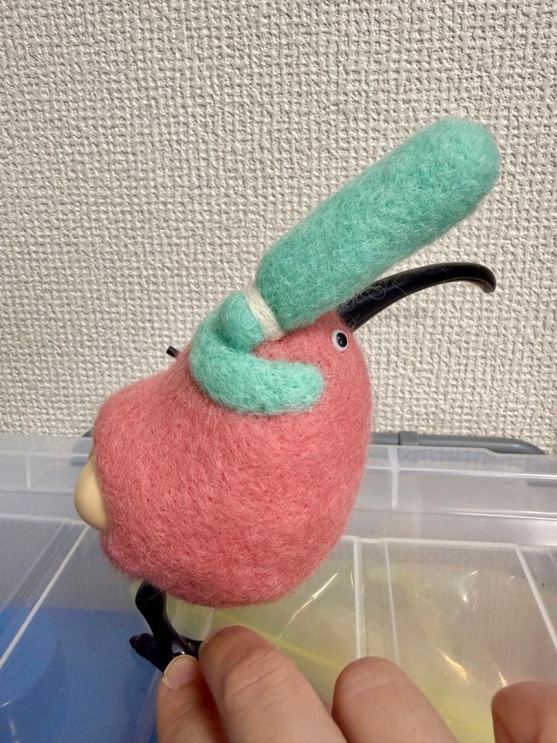 シ*イ様 シリトリ　サインあり　ボバンチ　ハンドメイド　ワンフェス　人形　鳥　お