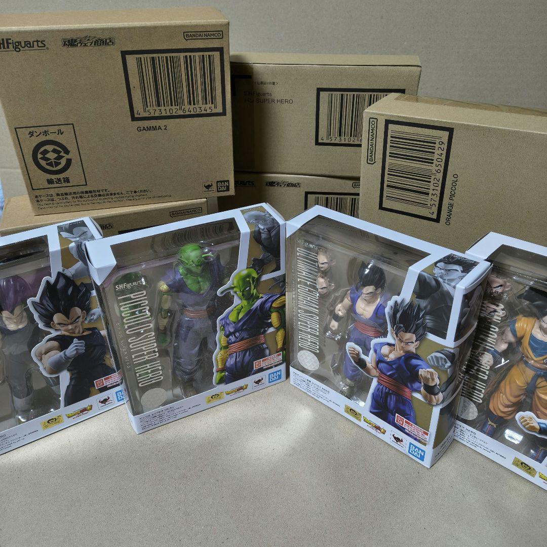 S.H.Figuarts 『ドラゴンボール超　スーパーヒーロー』９点セット
