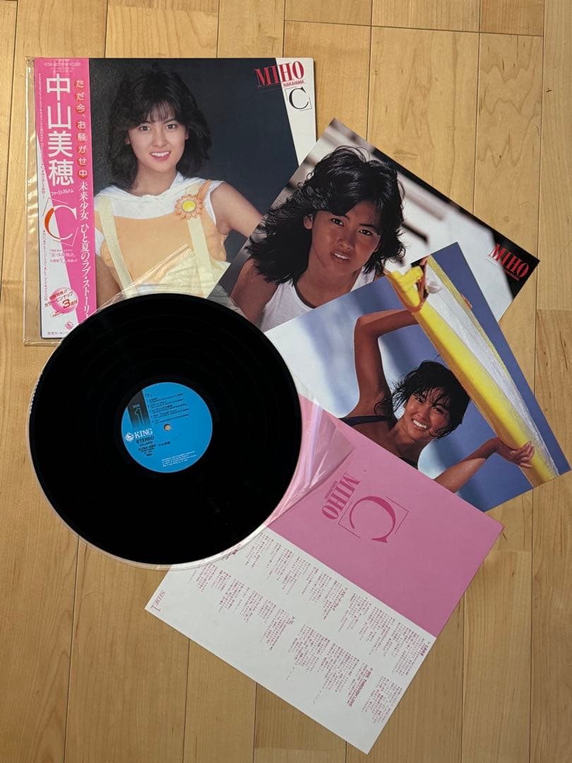 中山美穂 LPレコード 5枚セット 初期アルバム1st〜5th