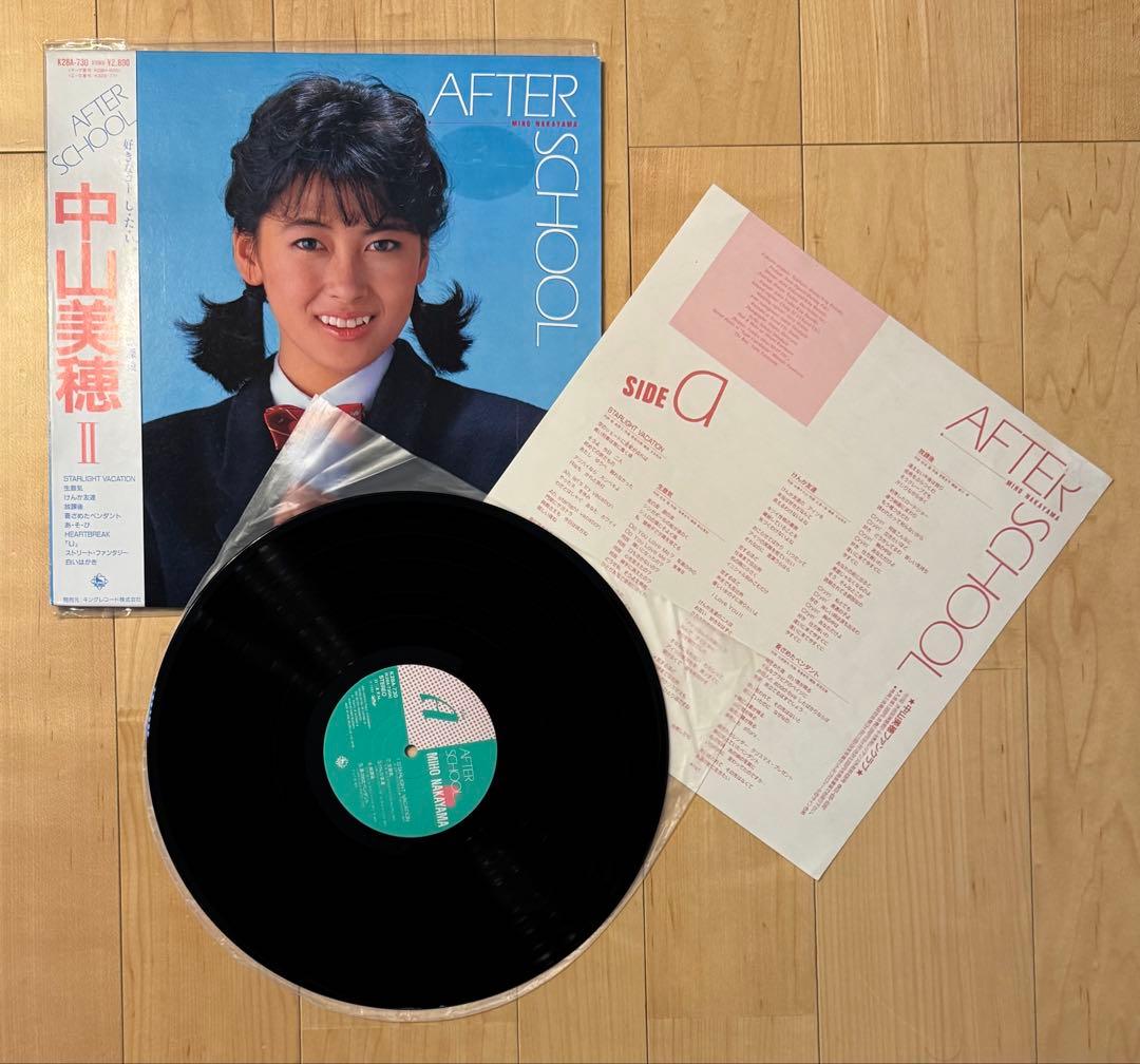 中山美穂 LPレコード 5枚セット 初期アルバム1st〜5th