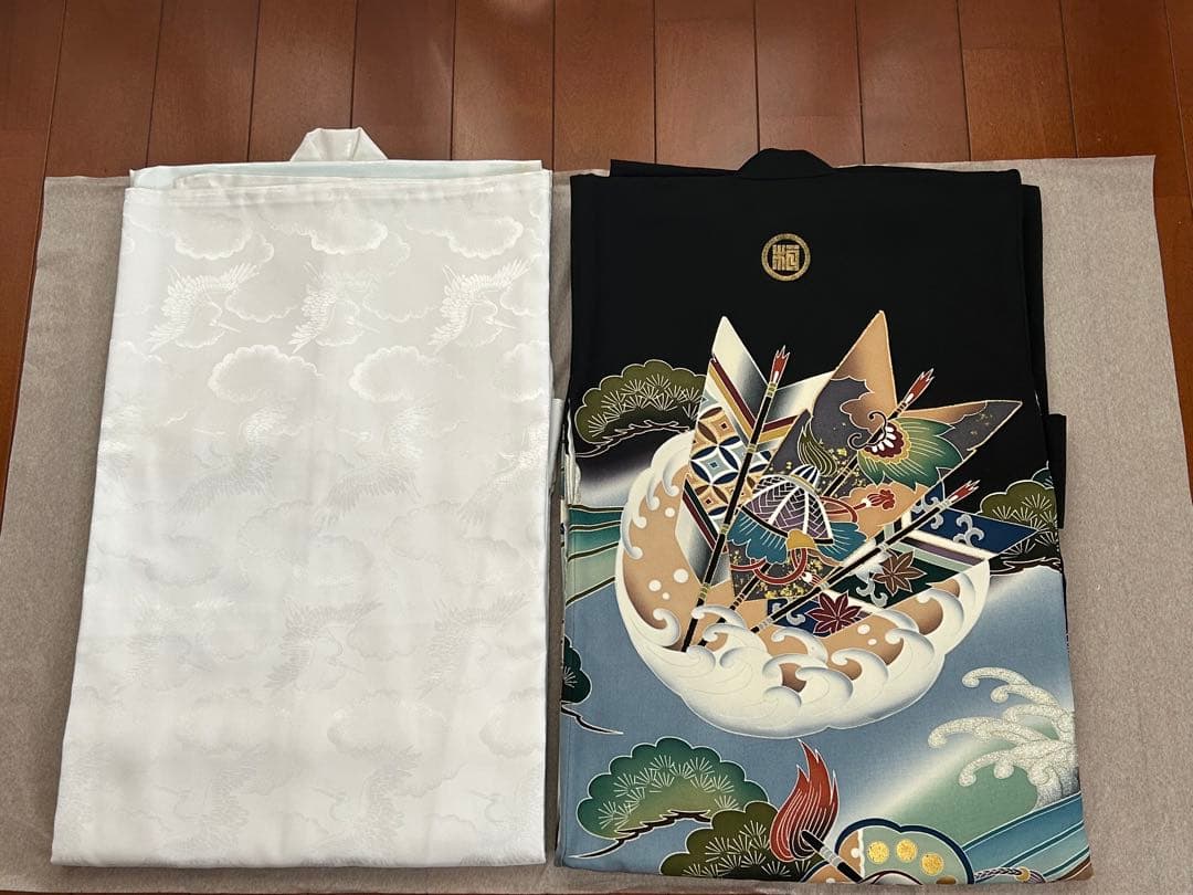 宮参り着物　男の子（長襦袢つき）
