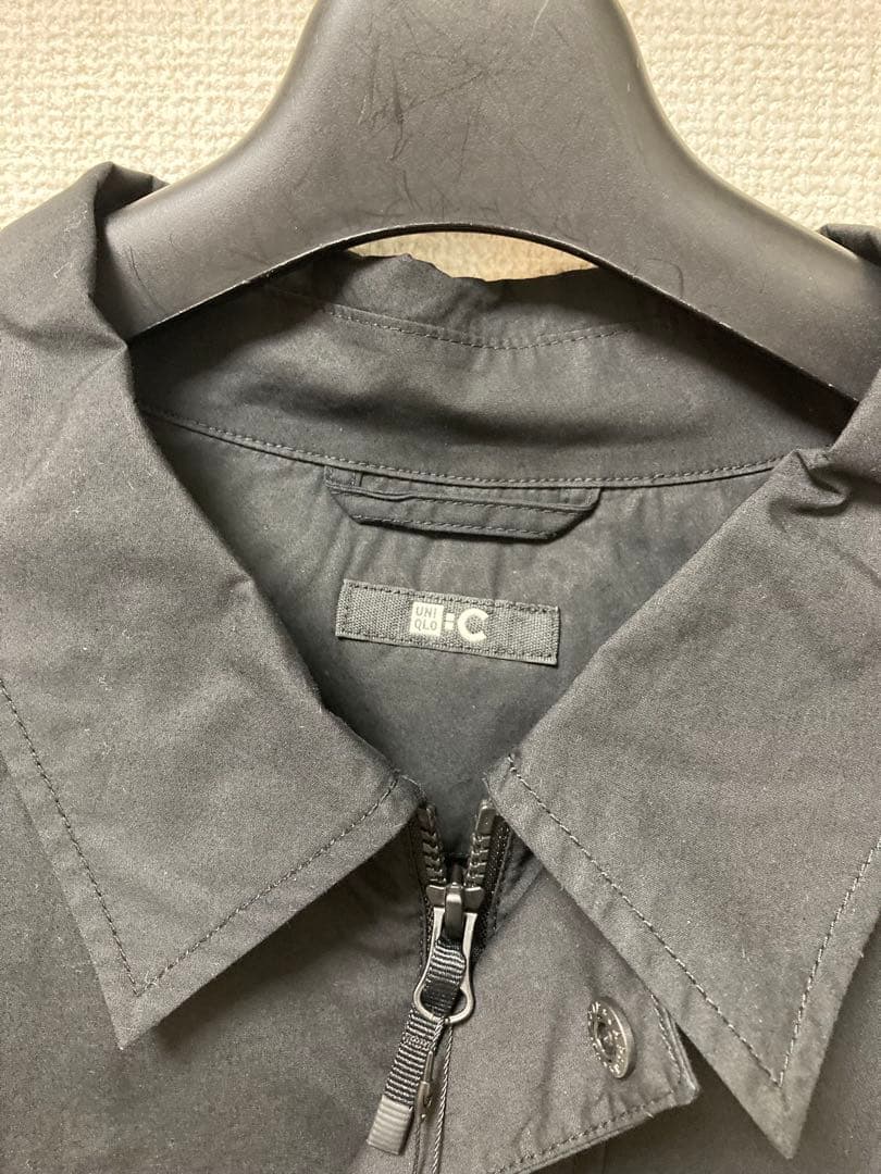 【新品未使用】UNIQLO:Cコットンショートブルゾン size:XXL.黒