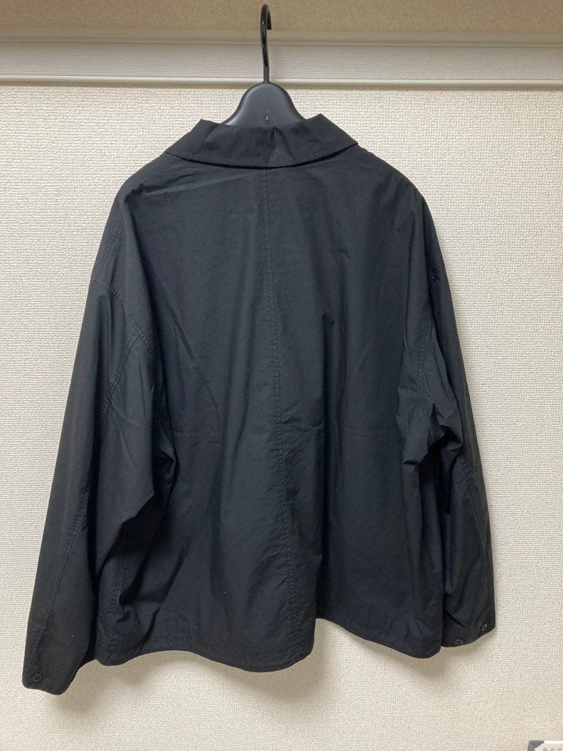 【新品未使用】UNIQLO:Cコットンショートブルゾン size:XXL.黒