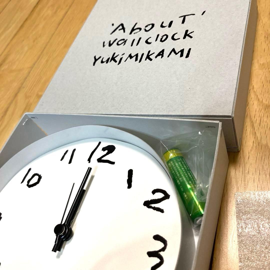 ' About ' wall clock 壁掛け時計　YUKI MIKAMI