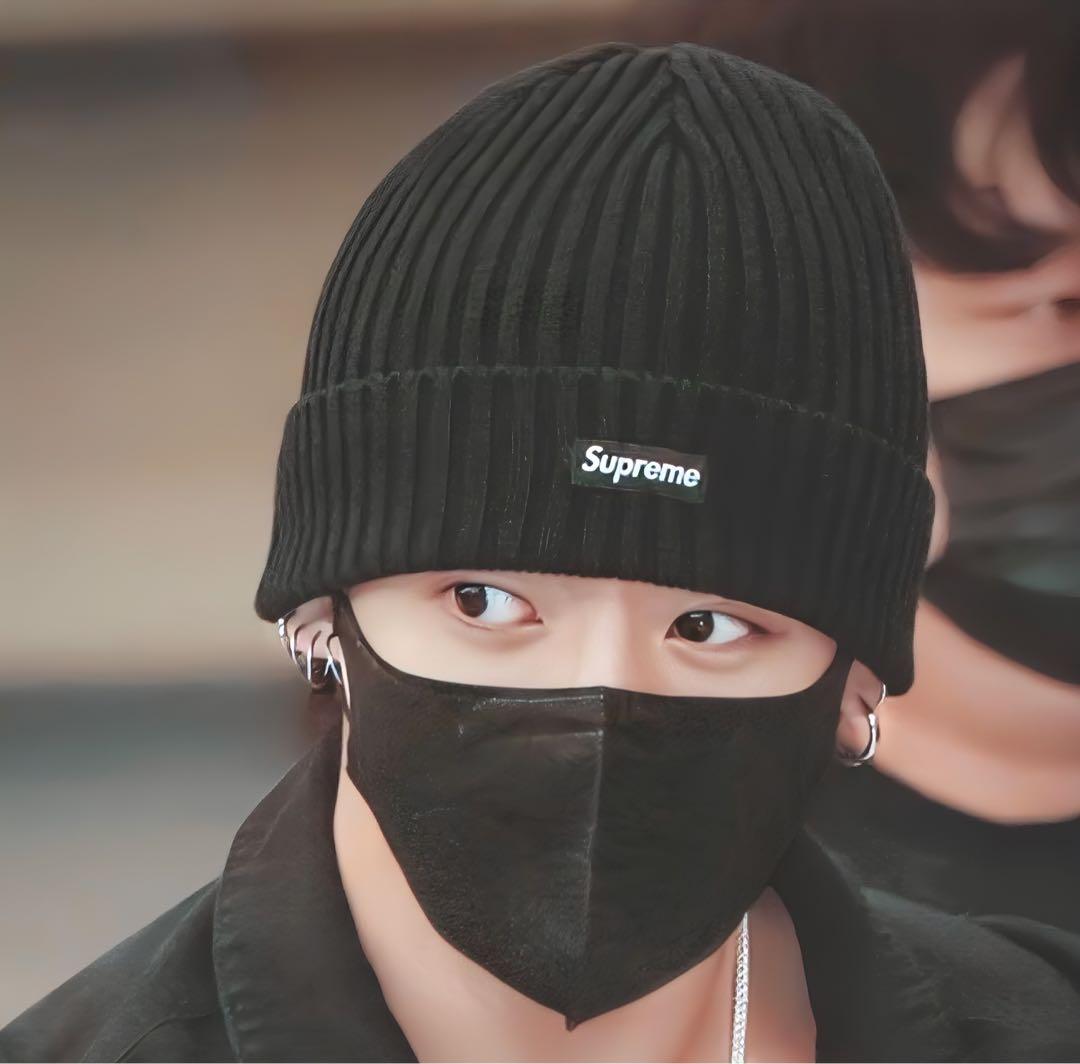 Supreme Overdyed Beanie 黒新品 スモールボックス BTS