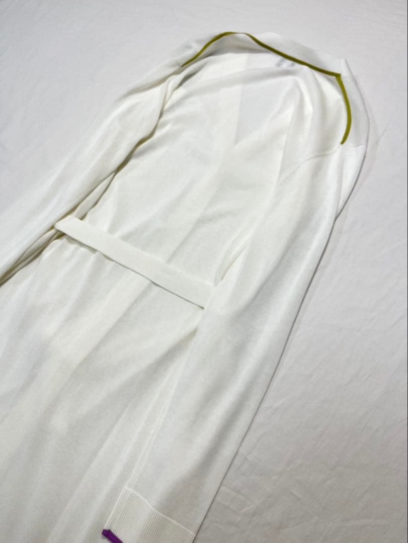 新品✨PS Paul Smith ポールスミス　ロングカーディガン　M ホワイト