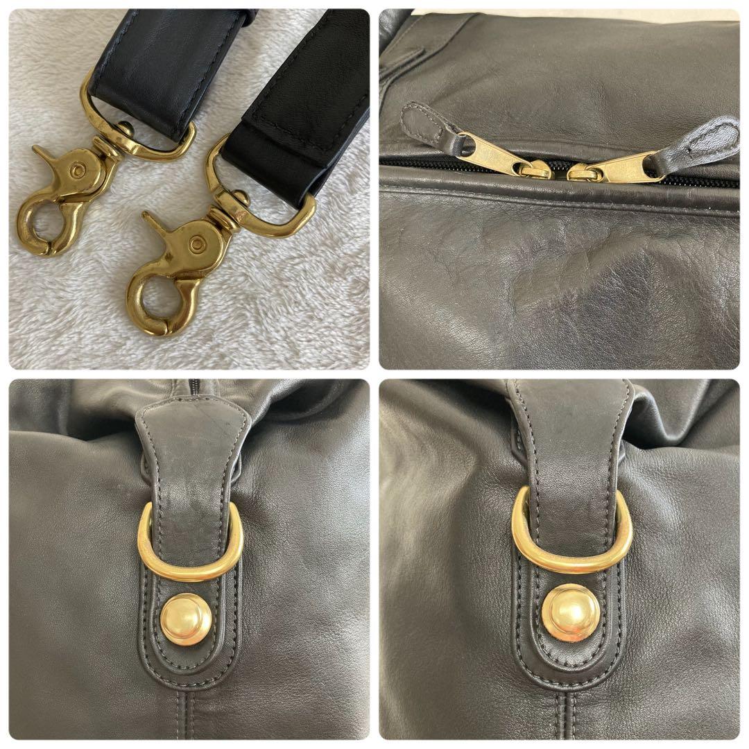 美品 COACH オールドコーチ 大容量ボストンバッグ USA製 ブラック