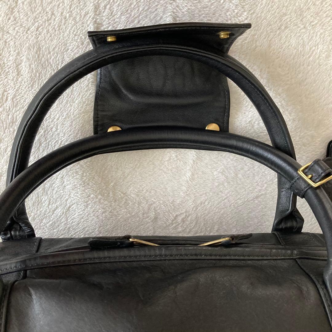 美品 COACH オールドコーチ 大容量ボストンバッグ USA製 ブラック