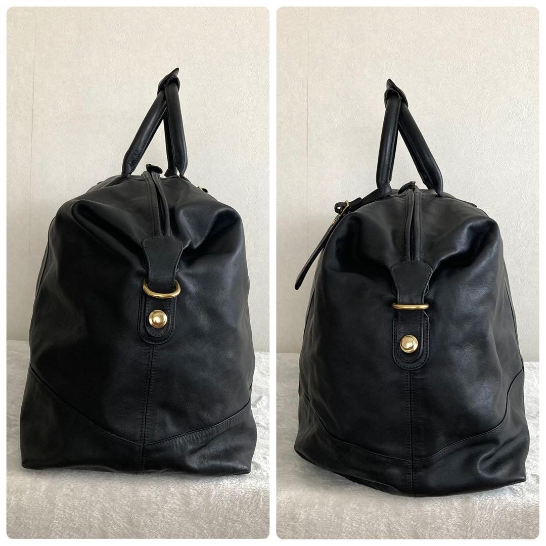 美品 COACH オールドコーチ 大容量ボストンバッグ USA製 ブラック