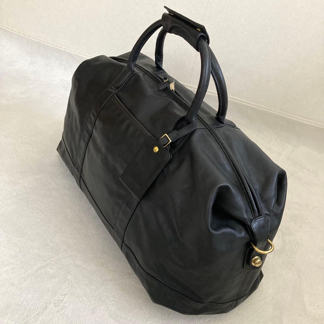 美品 COACH オールドコーチ 大容量ボストンバッグ USA製 ブラック