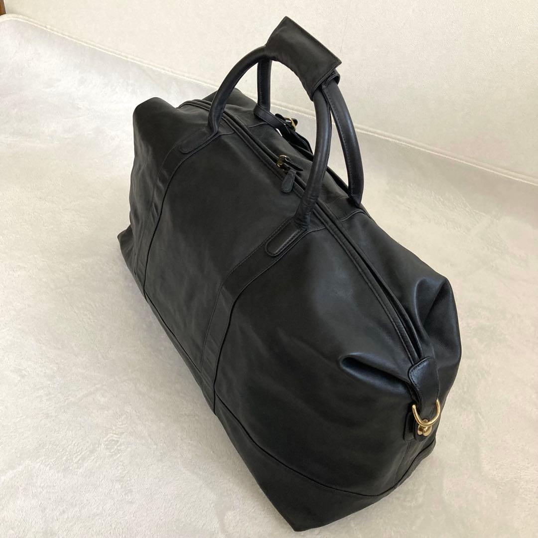 美品 COACH オールドコーチ 大容量ボストンバッグ USA製 ブラック
