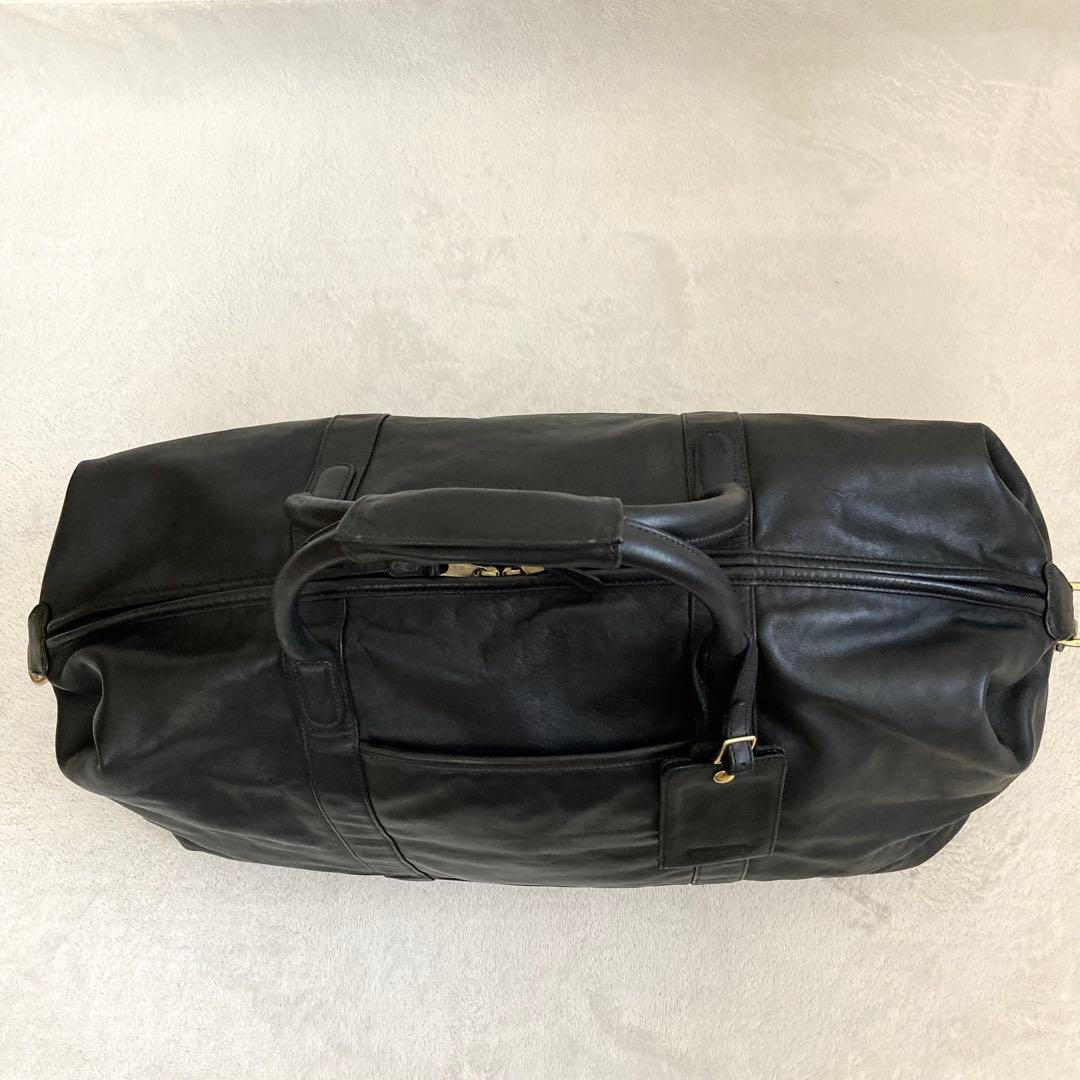 美品 COACH オールドコーチ 大容量ボストンバッグ USA製 ブラック