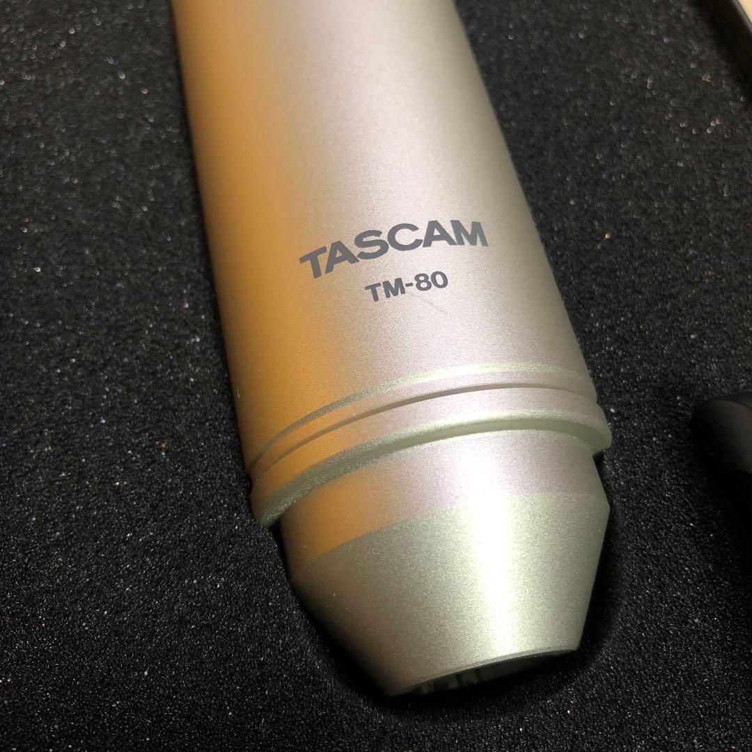 わ1●TASCAM(タスカム) TM-80 コンデンサーマイク未使用
