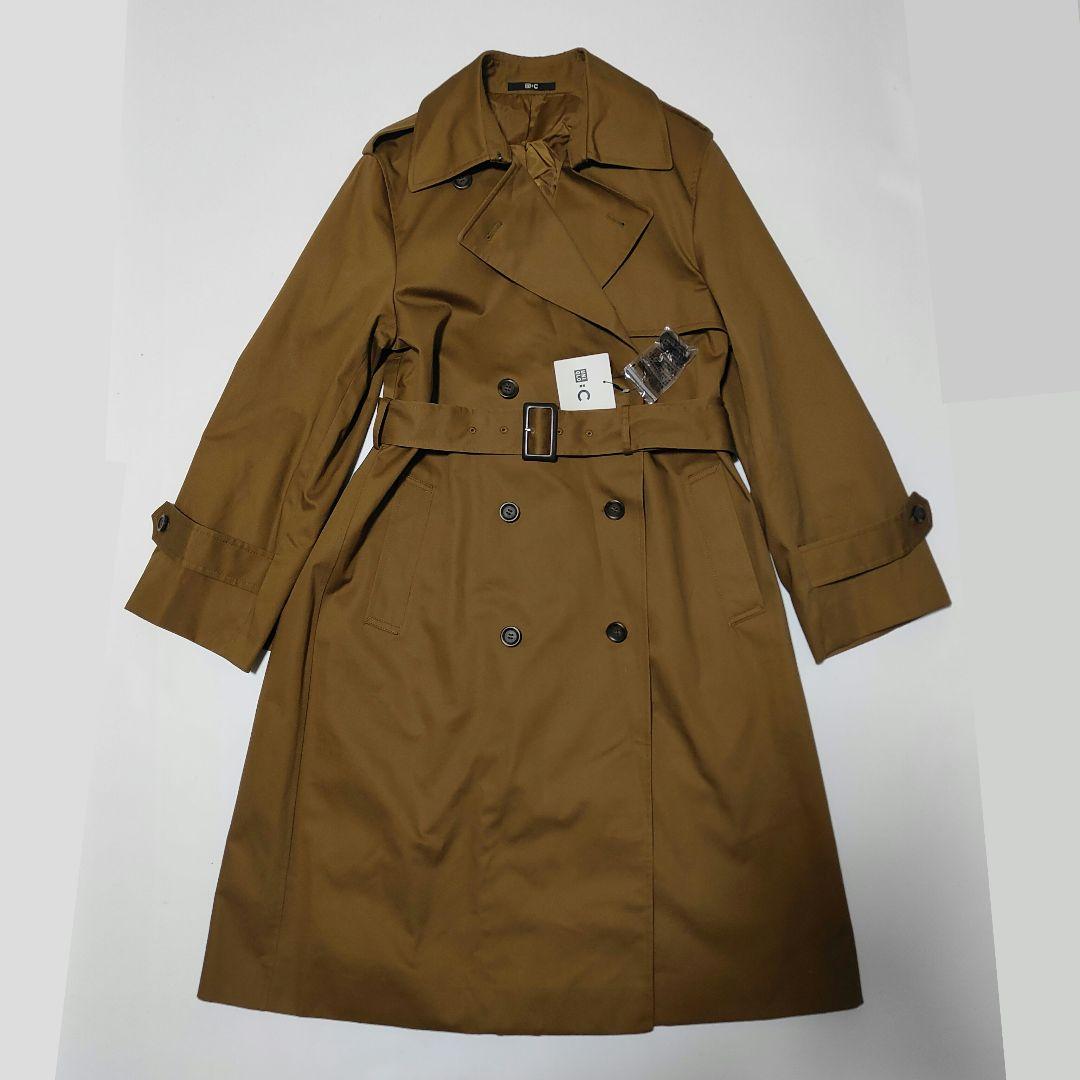 12,900円　ユニクロ　シー　UNIQLO: C　トレンチコート　ブラウン
