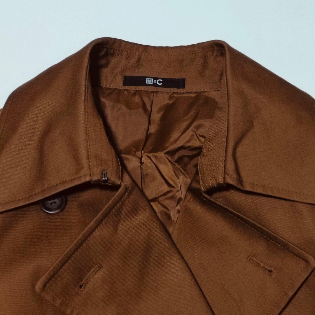 12,900円　ユニクロ　シー　UNIQLO: C　トレンチコート　ブラウン