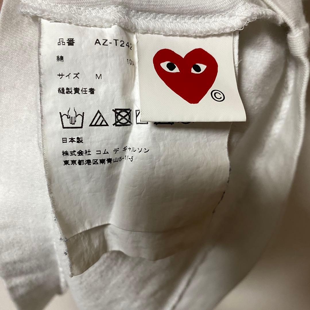 プレイ コムデギャルソン 迷彩 Tシャツ