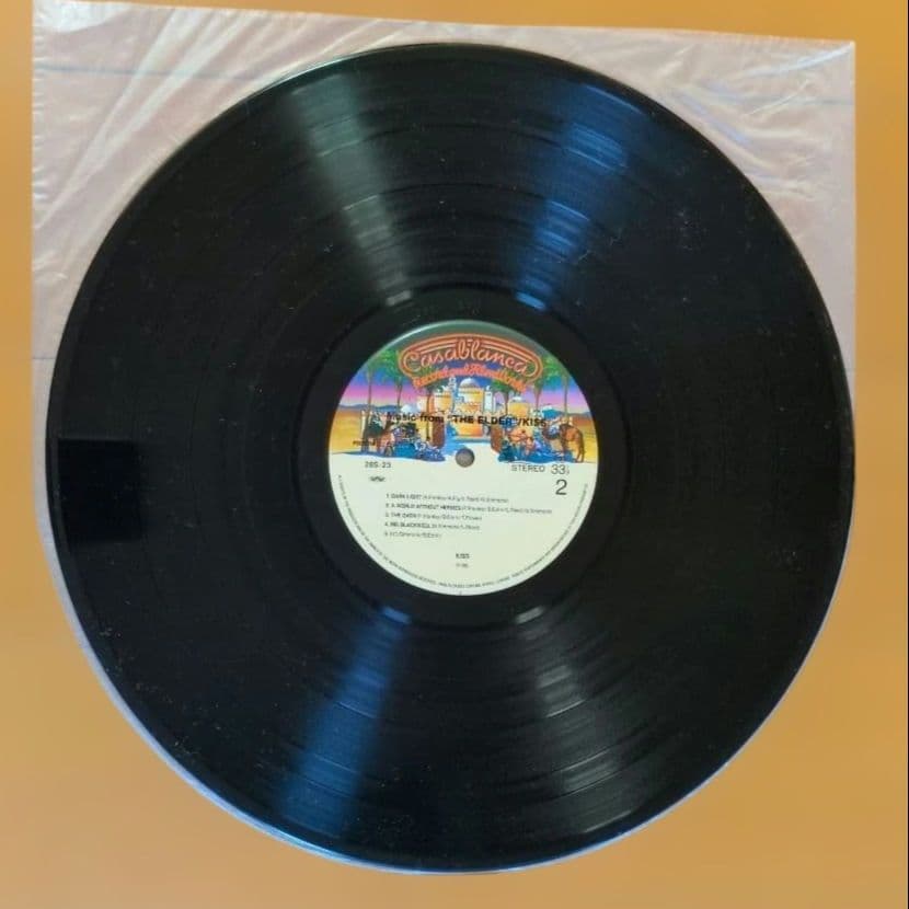 【ステッカー付き】キッス／魔界大決戦(THE ELDER)　レコード