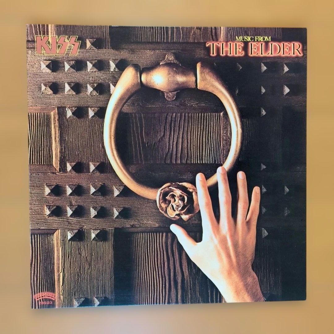 【ステッカー付き】キッス／魔界大決戦(THE ELDER)　レコード