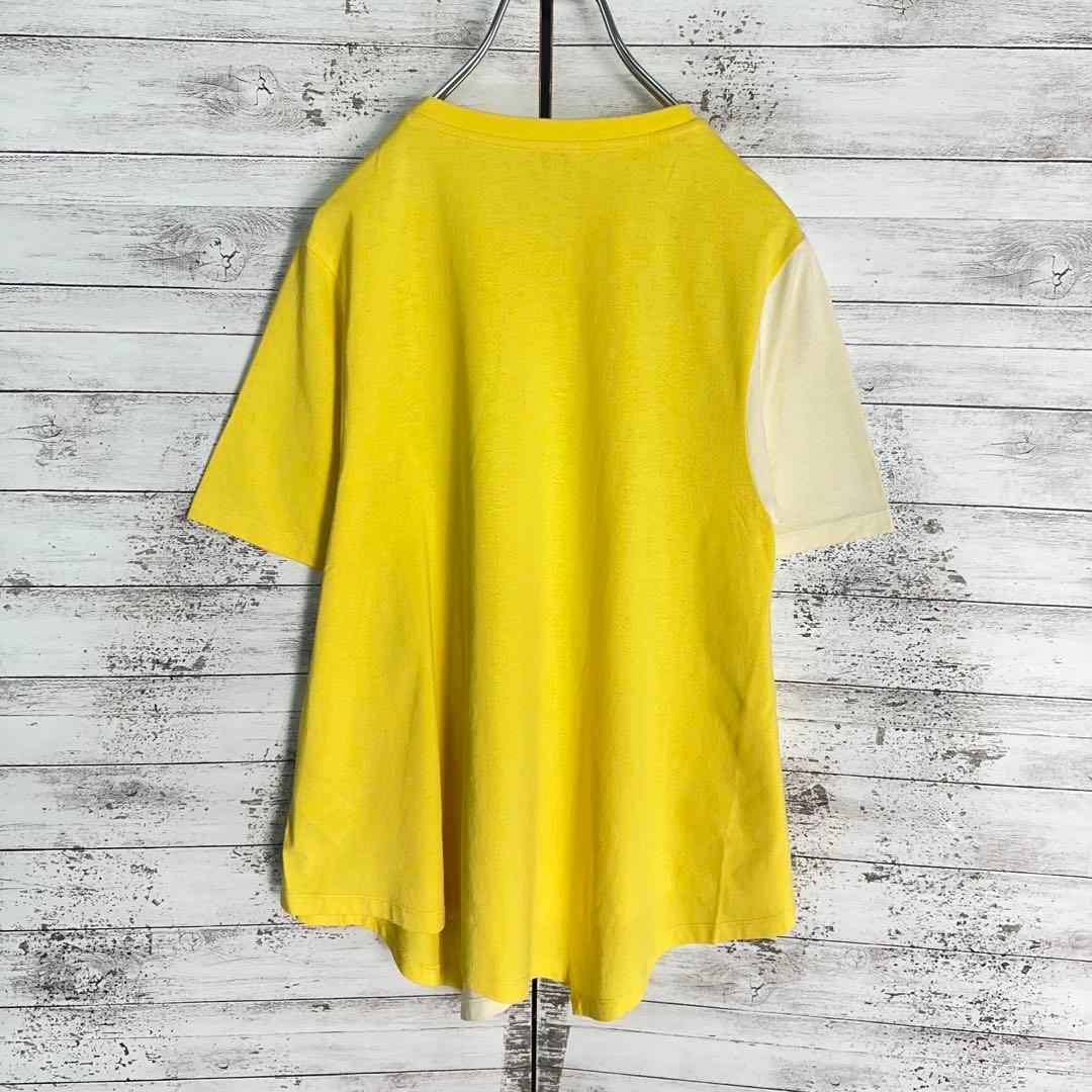 【美品・近年モデル】ロエベ　アナグラムロゴ半袖tシャツ　ステッチ アシンメトリー