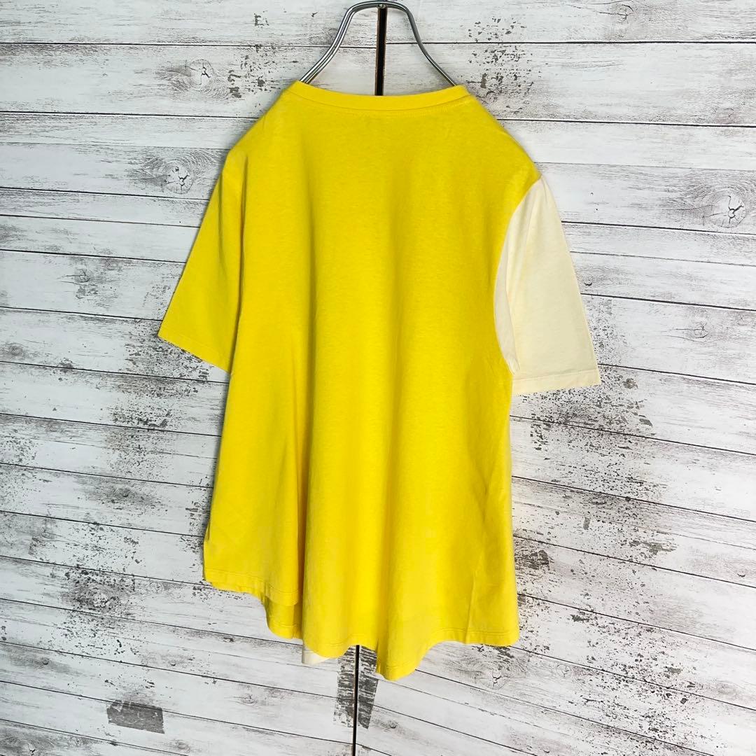 【美品・近年モデル】ロエベ　アナグラムロゴ半袖tシャツ　ステッチ アシンメトリー