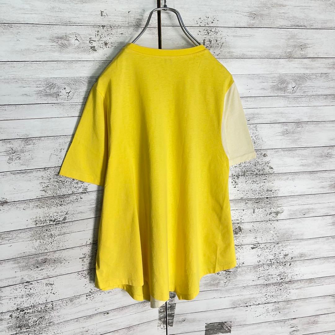 【美品・近年モデル】ロエベ　アナグラムロゴ半袖tシャツ　ステッチ アシンメトリー