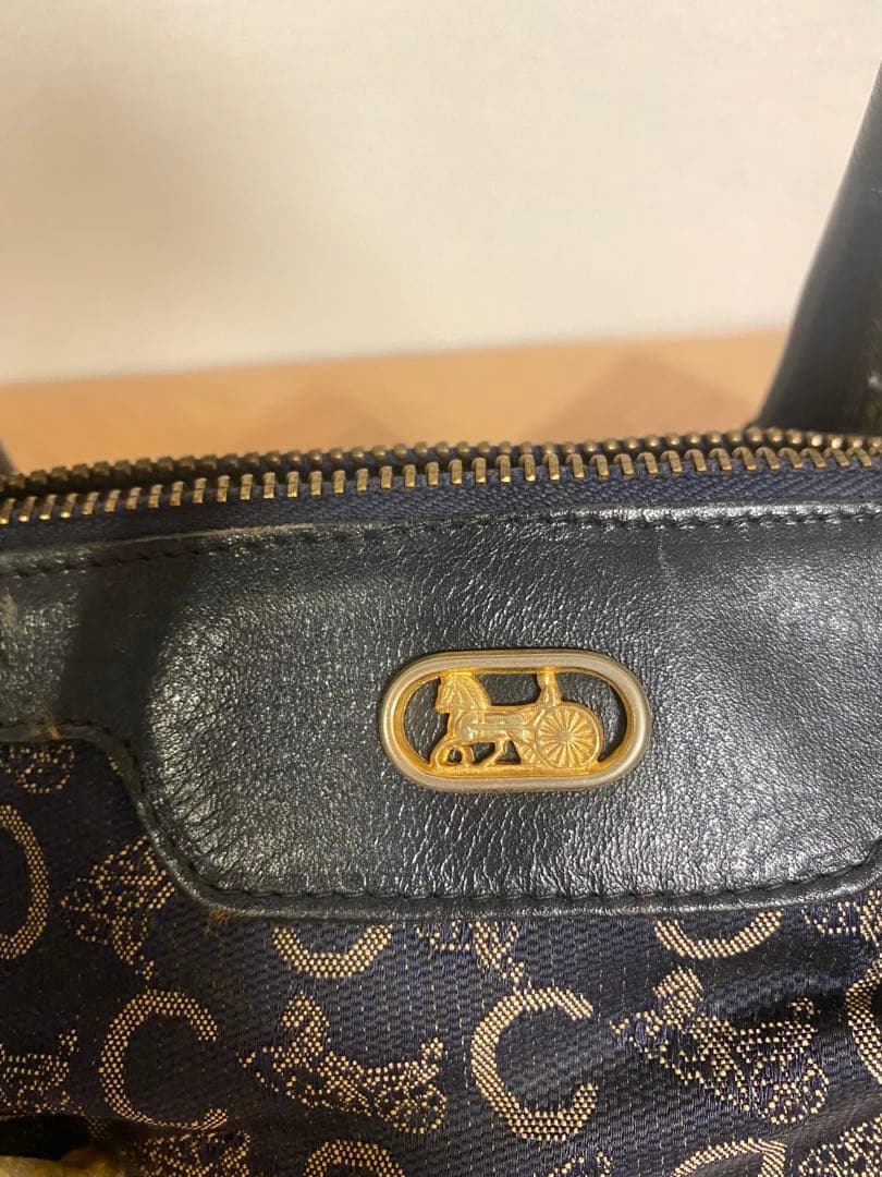 【ヴィンテージ】CELINE セリーヌ　馬車柄　Cマカダム