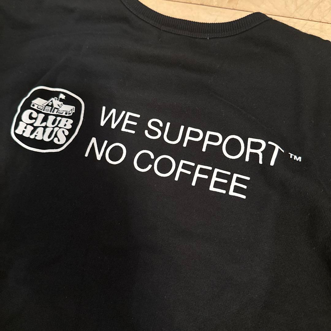 ★☆希少レアNO COFFEE × CLUBHAUS スウェットクラブハウス★☆