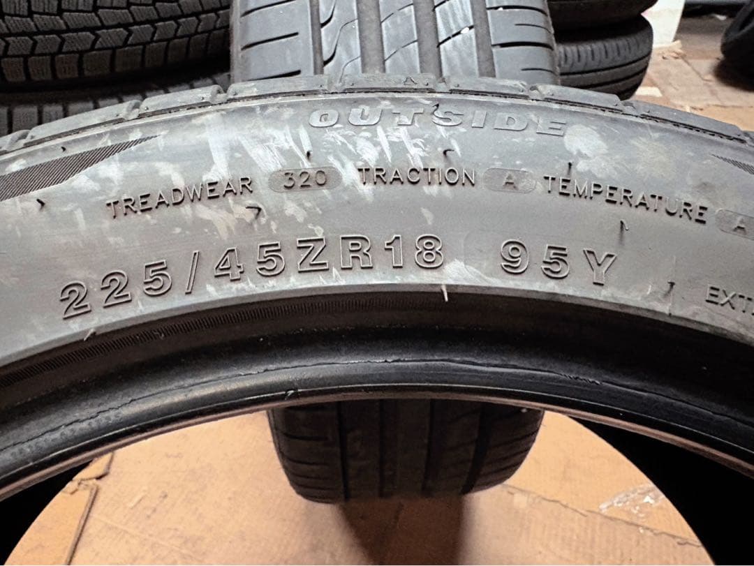 225/45R18 95Y MINERVA RADIAL F205 2本