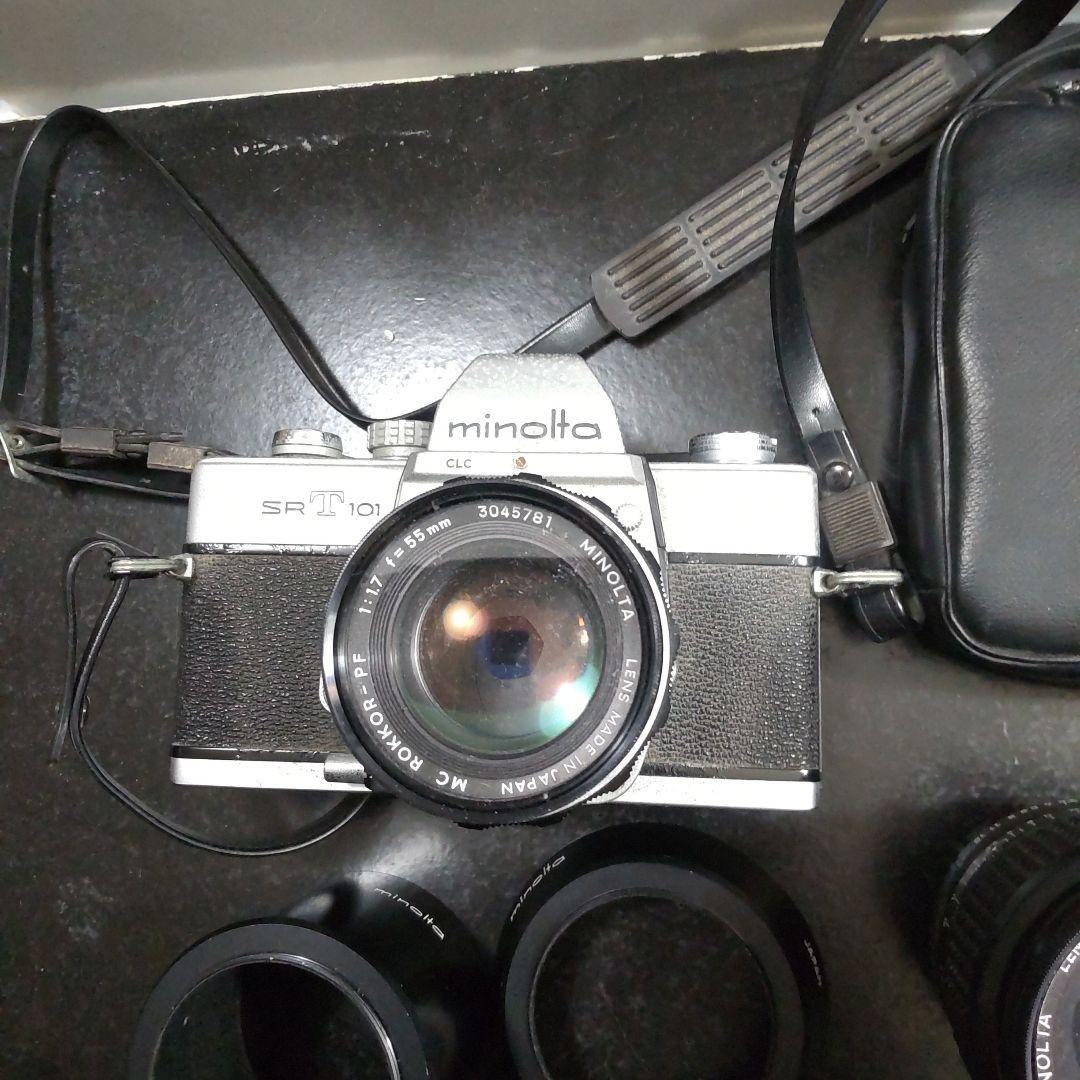 ジャンク　Minolta SR-T 101 フィルムカメラセット