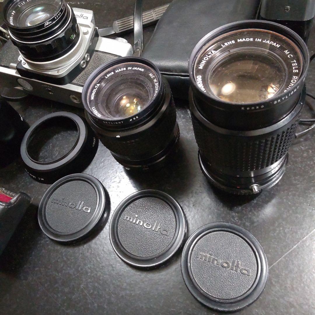 ジャンク　Minolta SR-T 101 フィルムカメラセット