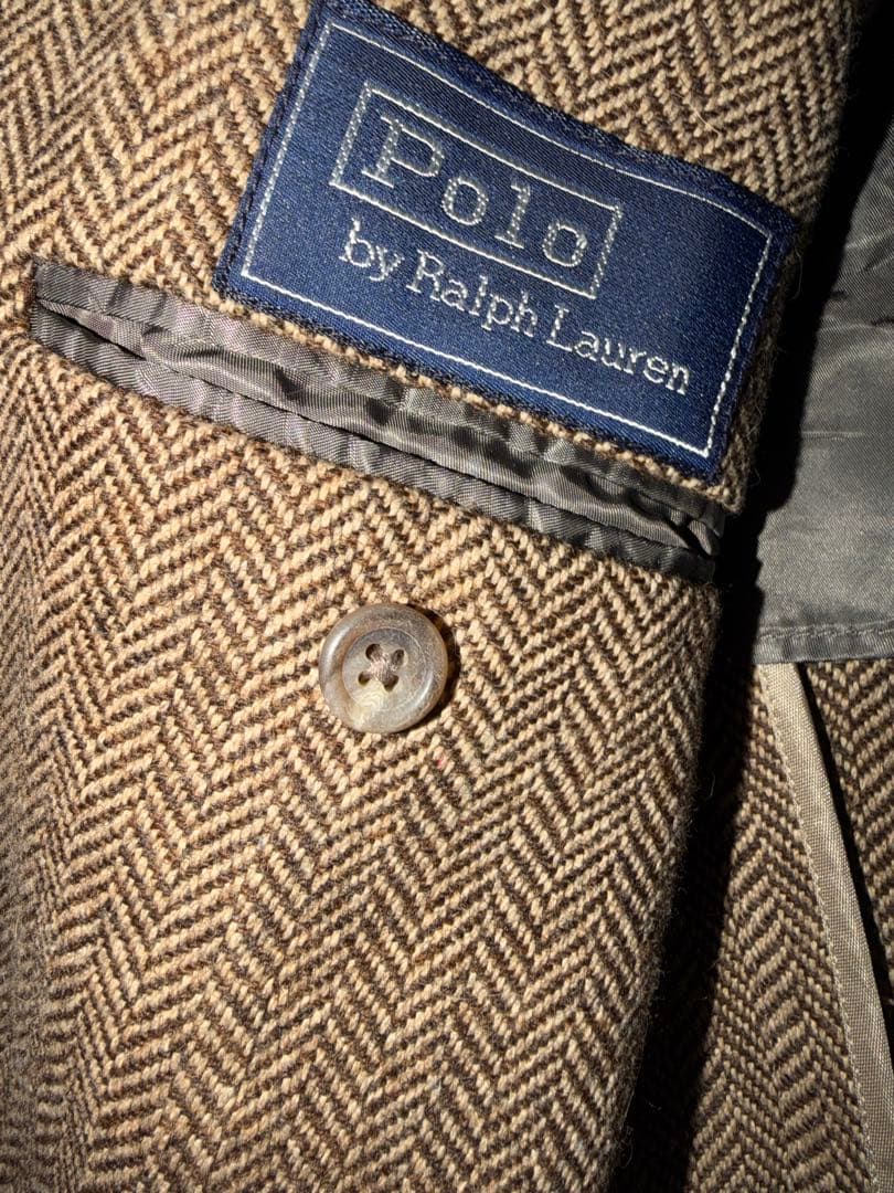 USA製 Polo ラルフローレン ヘリンボーン ジャケット