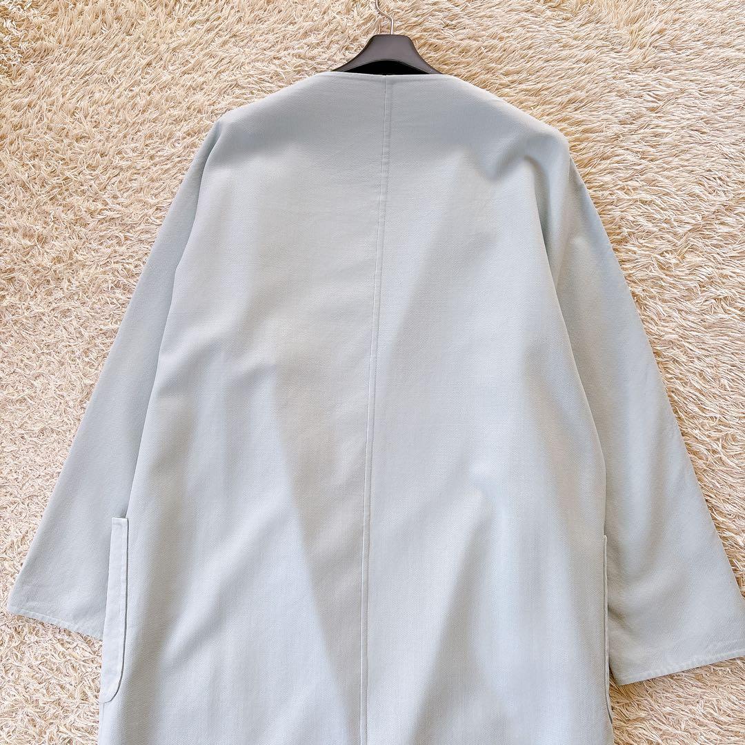 美品✨現行 定価19万 FOXEY 42666 コート GRAZベビーブルー40
