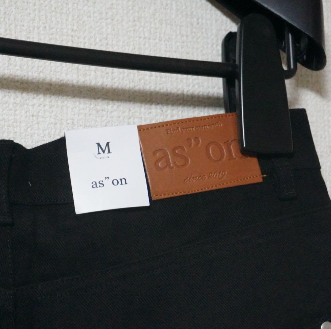 as\"on アズオン SMOG WIDE PANTS ブラック ason 韓国