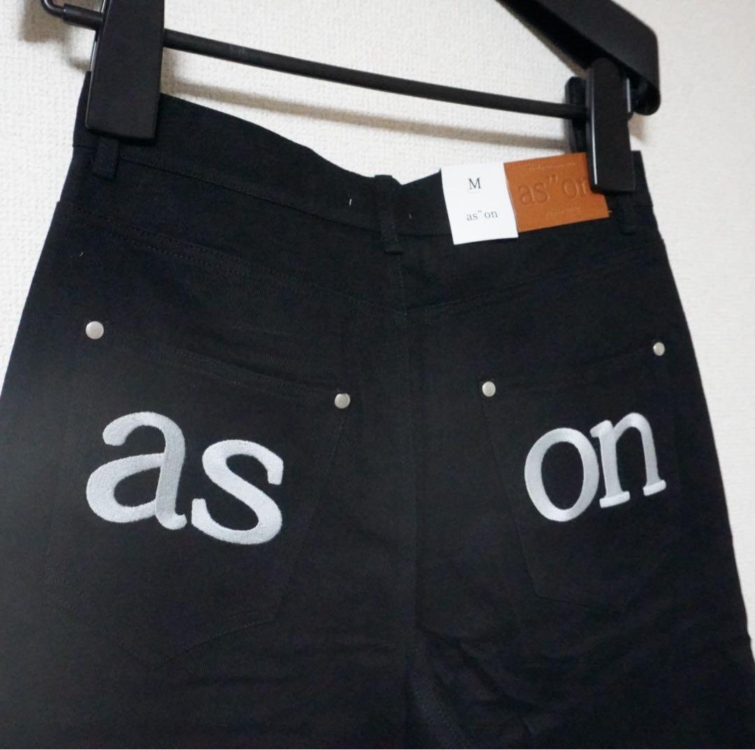 as\"on アズオン SMOG WIDE PANTS ブラック ason 韓国