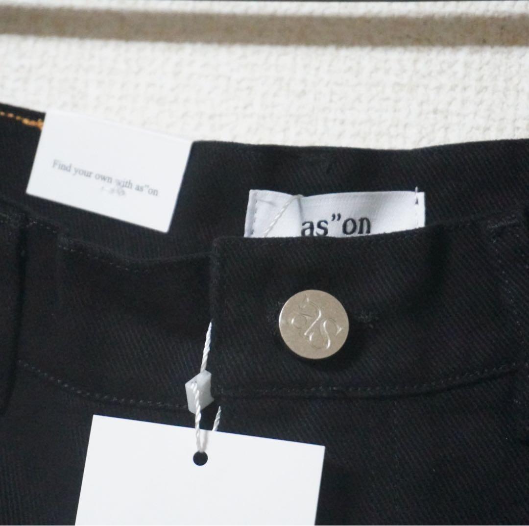 as\"on アズオン SMOG WIDE PANTS ブラック ason 韓国