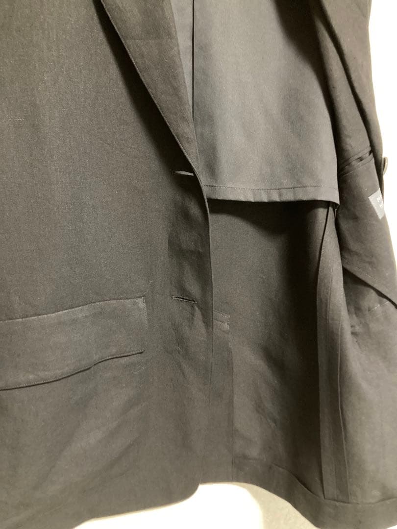 最終値下げ◾️2025SS/1回着用/マーガレットハウエル のリネンJK(黒)2