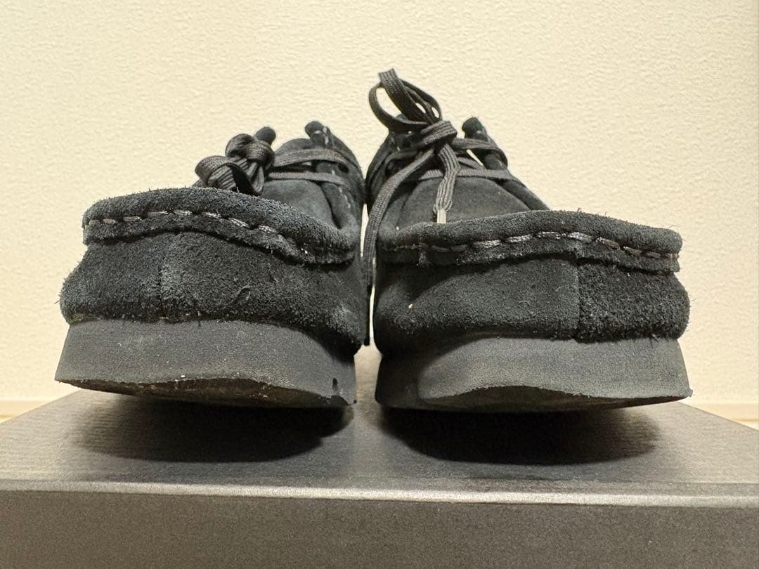 ClarksワラビーGORE-TEX 黒スエード UK7 25.0