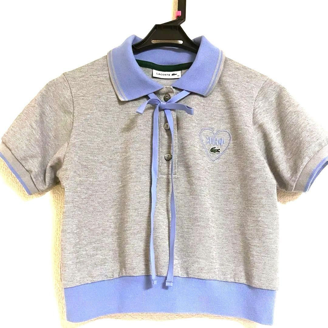 ILLIT LACOSTE アイリット　ラコステ　クロップドポロ　ステッカー付
